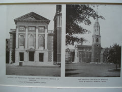 Second Church of Boston , Boston, MA, 1900, Cram & Ferguson