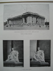 United States Court-house and Post Office , Indianapolis, IN, 1906, J. Massey Rhind, Sculptor and Rankin & Kellogg