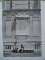 Detail of South Transept: St. Paul's Chapel, Columbia University, New York, NY, 1906, Howells & Stokes