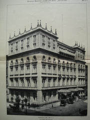 Delmonico's, New York, NY, 1898, James Brown Lord