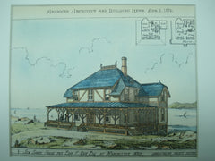 Sea Shore House for Edw. F. Rice , Manchester , MA, 1876, Lord & Fuller
