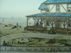 Sea Shore House for Edw. F. Rice , Manchester , MA, 1876, Lord & Fuller