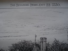 Cadbury House , Somerset, England, UK, 1880, Thomas Drew