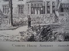 Cadbury House , Somerset, England, UK, 1880, Thomas Drew