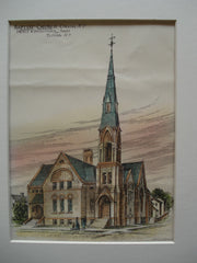 Baptist Church , Corning, NY, 1886, Pierce & Dockstader