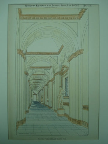 New Public Library , Boston, MA, 1888, McKim, Mead & White