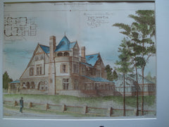 Residence for W.E. Spier, Esq., Glen Falls, NY, 1886, Robert W. Gibson