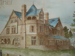 Residence for W.E. Spier, Esq., Glen Falls, NY, 1886, Robert W. Gibson