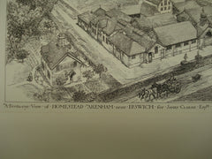 Homestead for James Clarke , Akenham, Suffolk, England, UK, 1881, Alfred Conder