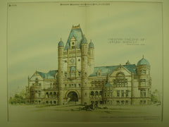 Freeman College of Applied Sciences , Inglewood, CA, 1888, Curlett, Eisen & Cuthbertson