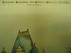 Freeman College of Applied Sciences , Inglewood, CA, 1888, Curlett, Eisen & Cuthbertson