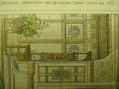 Dining Room Fire Place , 1877, B. J. Talbert