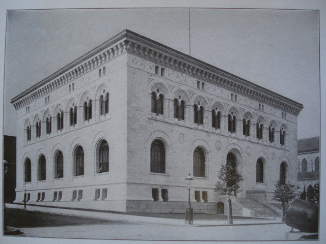 Maryland Institute, Baltimore, MD, 1908, Messrs. Pell & Corbett