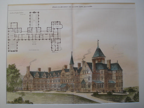 Hartford Orphan Asylum , Hartford , CT, 1879, F.H.K. Kimball