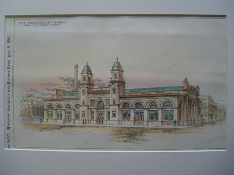 Springfield City Market , Springfield , MA, 1895, Gardner, Pyne & Gardner