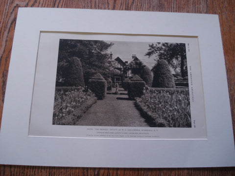 Path, The Hedges, Estate of W.G. Gallowhur, Scarsdale, NY, 1927, Charles Wellford Leavitt & Son