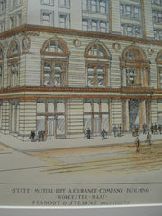State Mutual Life Assurance Company Building , Worcester, MA, 1895, Peabody and Stearns