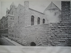 Allegheny County Court-House and Prison , Pittsburgh, PA, 1895, H.H. Richardson