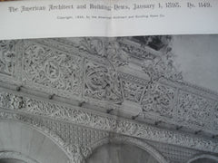 Gallery of Reading-Room: State Library of the New York Capital, Albany, NY, 1898, H.H. Richardson