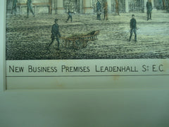 New Business Premises on Leadenhall Street , London, England, UK, 1883, Wm Hudson Son & Booth