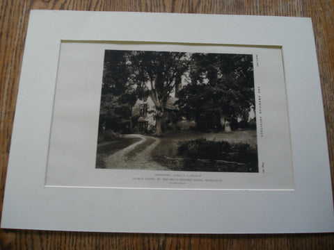 Hiddenhome. House of George Young, Jr., and Helen Binkerd Young, Exterior, Ithaca, NY, 1927, George Young, Jr., and Helen Binkerd Young