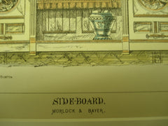 Two Sideboards , 1877, Morlock & Bayer and Ferry & Gardner