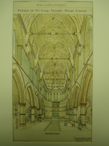 Church of St. Luke on Victoria Docks, London, England, UK, 1873, Giles S. Gane