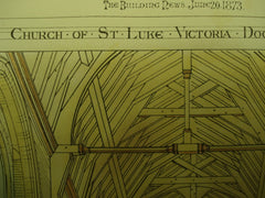 Church of St. Luke on Victoria Docks, London, England, UK, 1873, Giles S. Gane