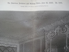 Parlor: Catholic Club-House on West Fifty-Ninth Street , New York, NY, 1895, William Schickel & Co