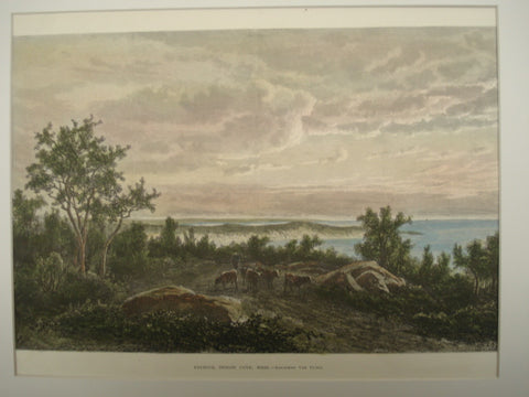 Evening at Pigeon Cove, Massachusetts, Pigeon Cove, MA, 1874, Kruseman Van Elten, Artist