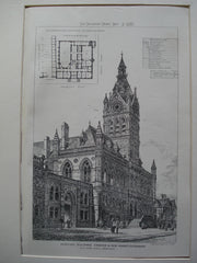 Municipal Buildings on Chester & New Market Extension , England, UK, 1881, W.H. Lynn