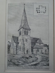 Church of St. Margaret , Buona Vista, Galle, Ceylon, Sri Lanka, ASIA, 1884, Chas. R. Baker King