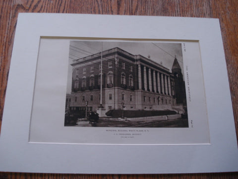 Municipal Building, White Plains, NY, 1927, J.H. Freedlander