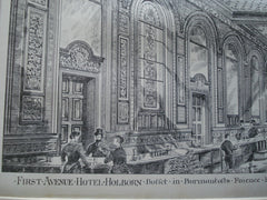 First Avenue Hotel , Holborn, London, England, UK, 1884, Wilcock & Co., Archer and Green
