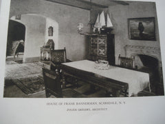 House of Frank Bannerman, Interior, Scarsdale, NY, 1927, Julius Gregory