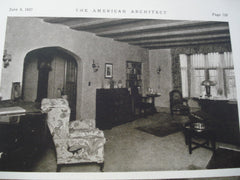 House of Frank Bannerman, Interior, Scarsdale, NY, 1927, Julius Gregory