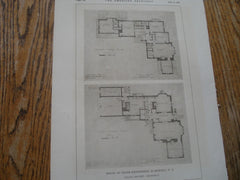 House of Frank Bannerman, Exterior, Scarsdale, NY, 1927, Julius Gregory