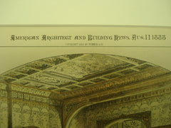 Dining Room in the House of L. M. Hornthal , New York, NY, 1888, Carrere and Hastings