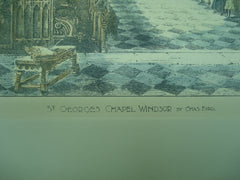 St. George's Chapel , Windsor, England, UK, 1898, Chas. Bird