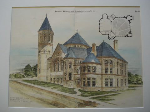 First Baptist Church , Bridgeport, CT, 1894, J.W. Northrop