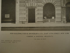 New Building for M. Knoedler & Company on East 57th Street , New York, NY, 1926, Carrere & Hastings