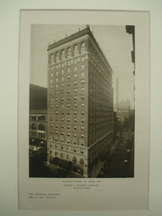 Exterior of the Mayfair Hotel , St. Louis, MO, 1926, Preston J. Bradshaw