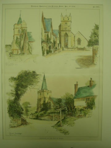Churches, Isle of Wight, UK, 1896, Pjurnley Bibb