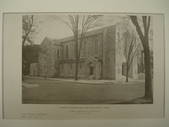 Exterior of the Redeemer Presbyterian Church , Detroit, MI, 1926, George D. Mason & Co.