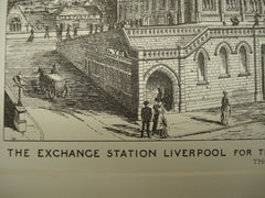 Exchange Station for the Lancashire and Yorkshire Railway Company , Liverpool, Merseyside, England, UK, 1881, Thomas Mitchell