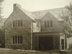 House, Germantown, PA, 1926, Edmund B. Gilchrist