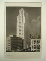 Natoma and Montgomery Street Facades of the Telephone Building , San Francisco, CA, 1926, J. R. Miller, T. L. Pflueger and A. A. Cantin