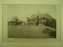 House and Garden of Carl E. Siebecker , Bethlehem, PA, 1926, Mellor, Meigs & Howe