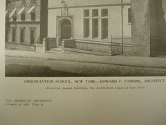 Annunciation School , New York, NY, 1926, Edward F. Fanning