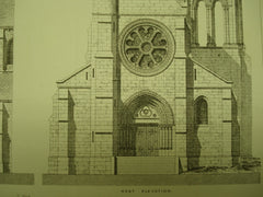 Nesle Church, France, EUR, 1874, Unknown